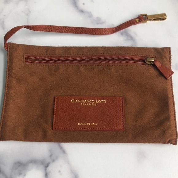 Gianfranco Lotti Firenze Made In Italy Suede Handbag Insert With Clasp - Picture 1 of 6